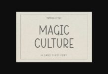 Magic Culture Font Poster 1