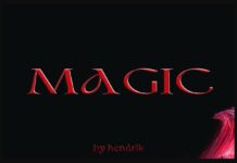 Magic Font Poster 1