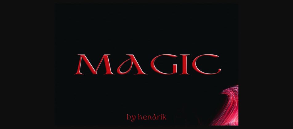 Magic Font Poster 1