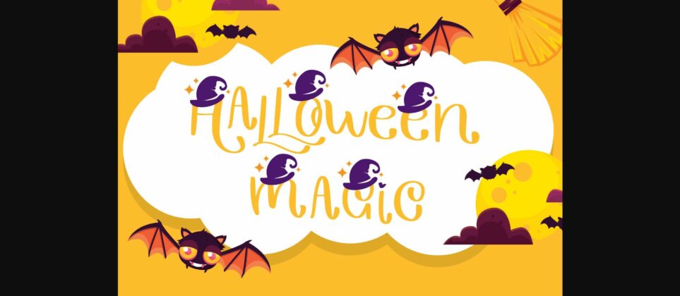 Magic Halloween Font Poster 3