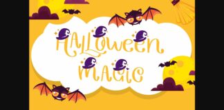 Magic Halloween Font Poster 1