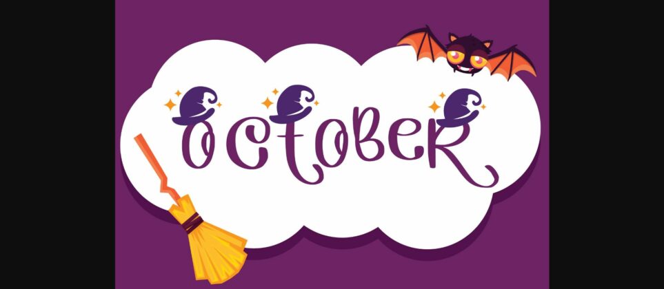 Magic Halloween Font Poster 4