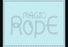 Magic Rope Font Poster 1