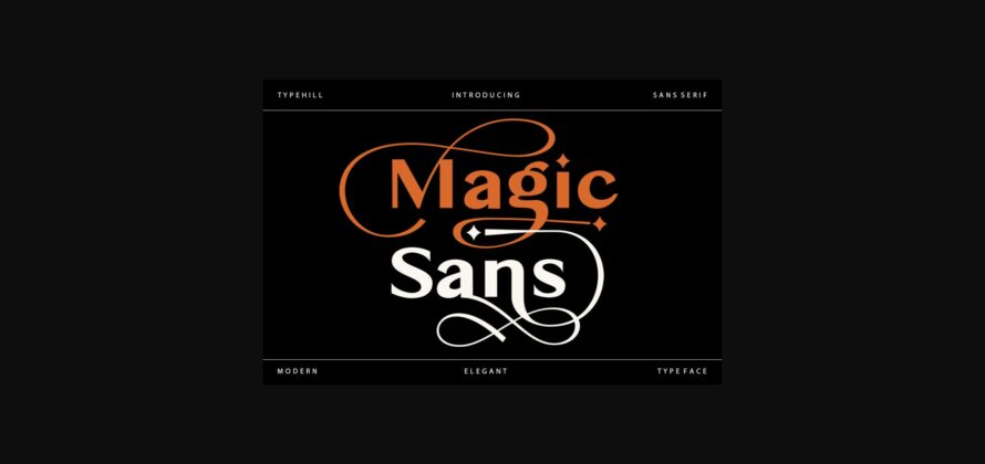 Magic Sans Font Poster 3