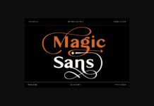 Magic Sans Font Poster 1