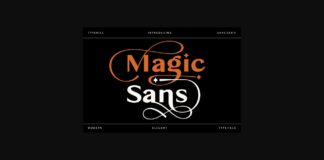 Magic Sans Font Poster 1