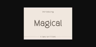 Magical Font Poster 1