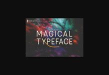 Magical Typeface Font Poster 1