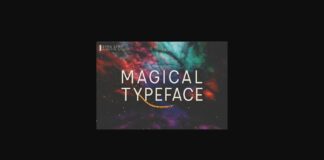 Magical Typeface Font Poster 1