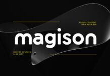 Magison Font Poster 1