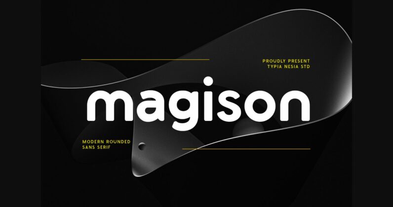 Magison Font Poster 1