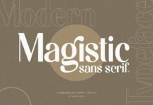 Magistic Font Poster 1