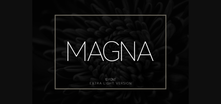 Magna Extra Light Font Poster 3