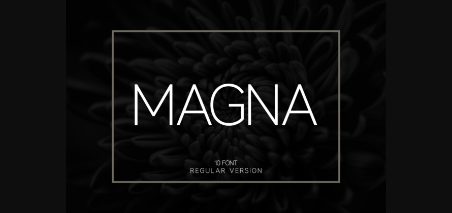 Magna Font Poster 3