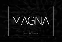 Magna Font Poster 1
