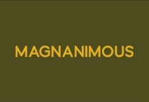 Magnanimous Font Poster 1