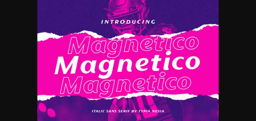 Magnetico Font Poster 3