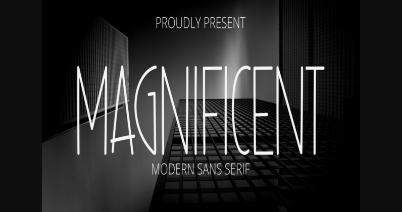 Magnificent Font Poster 3