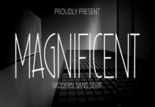 Magnificent Font Poster 1