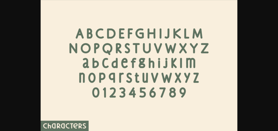 Magnifique Font Poster 2