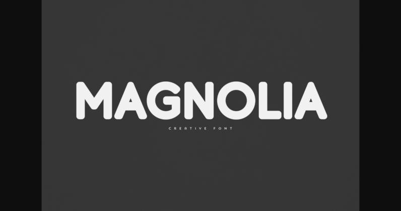 Magnolia Font Poster 3