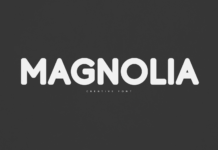 Magnolia Font Poster 1