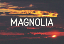 Magnolia Font Poster 1