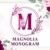 Magnolia Monogram Font