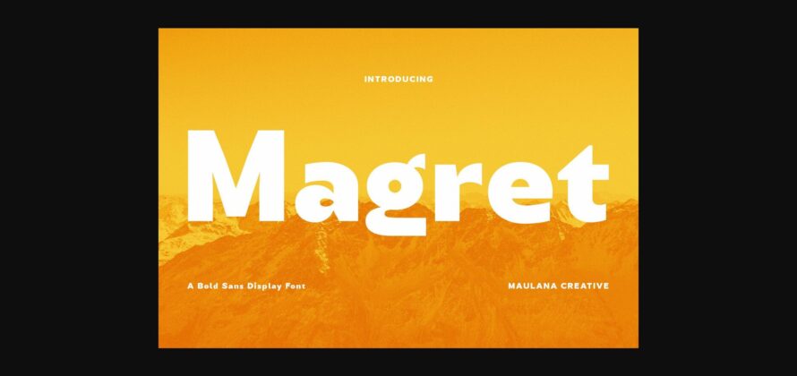 Magret Font Poster 3