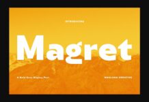 Magret Font Poster 1