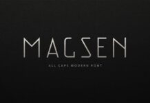 Magsen Font Poster 1