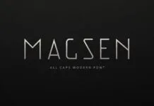 Magsen Font Magsen Font Poster 1
