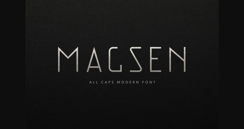 Magsen Font Poster 1