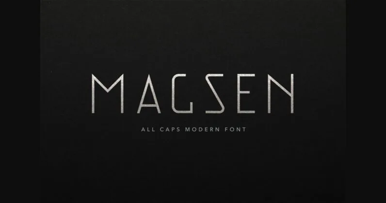 Magsen Font Poster 1