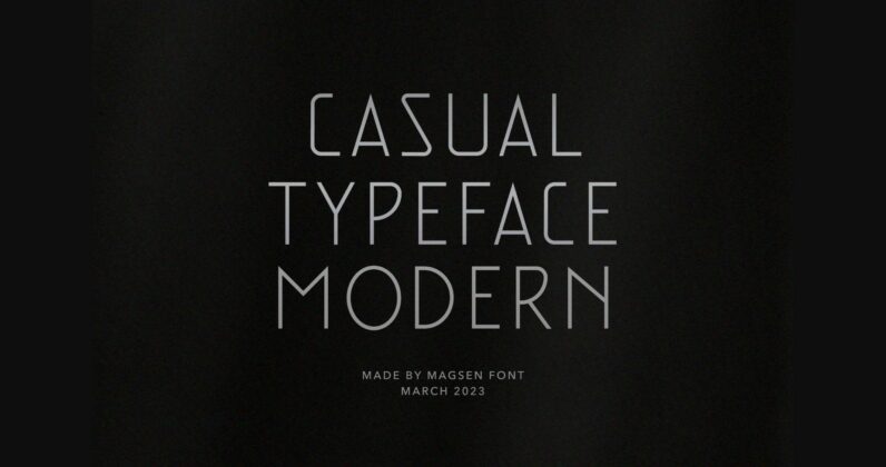 Magsen Font Poster 5