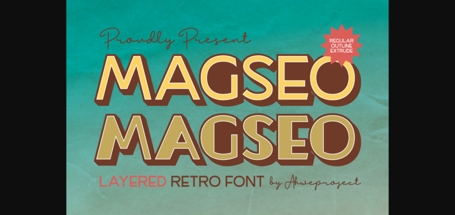 Magseo Font Poster 1
