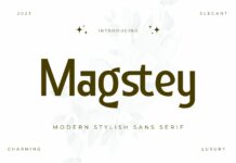 Magstey Font Poster 1