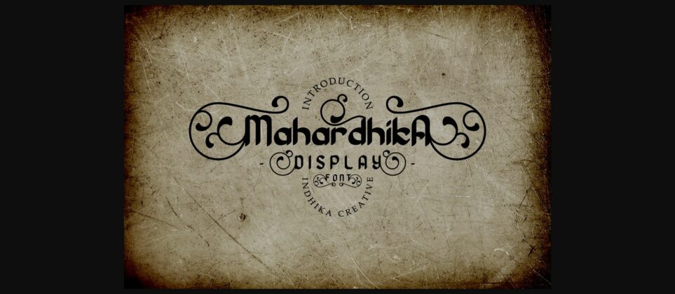 Mahardhika Font Poster 3