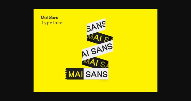 Mai Sans Font Poster 11