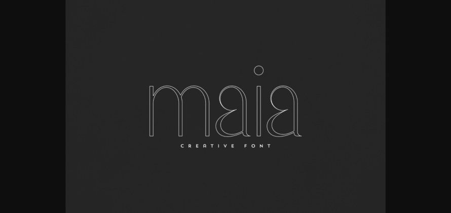 Maia Font Poster 3