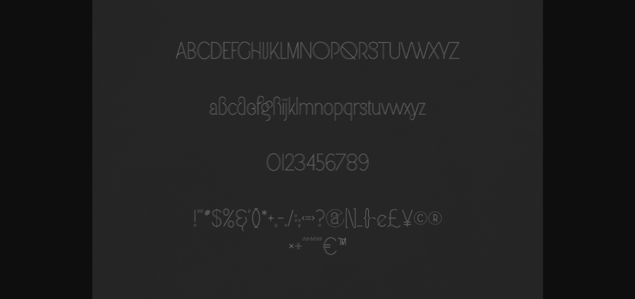 Maia Font Poster 5