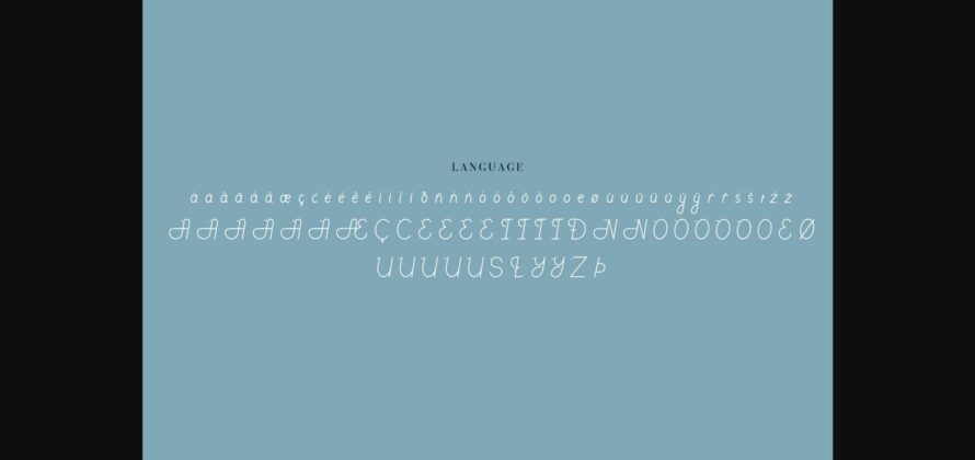 Maibak Font Poster 9