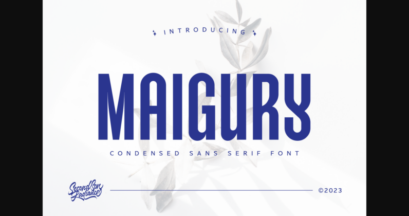 Maigury Font Poster 3