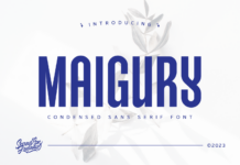 Maigury Font Poster 1