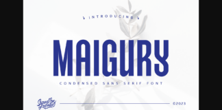 Maigury Font Poster 1