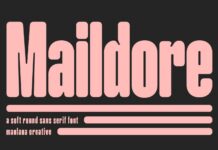 Maildore  Font Poster 1