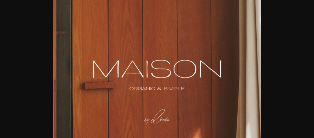 Maison Font Poster 3