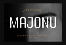 Majonu Font Poster 1