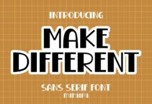 Make Different Font Poster 1