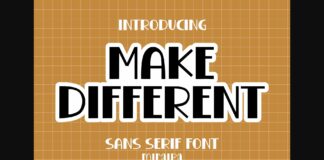 Make Different Font Poster 1